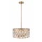 Z-Lite Dealey 5 Light Chandelier, Heirloom Brass & Clear 6010-20HB - alternate 4